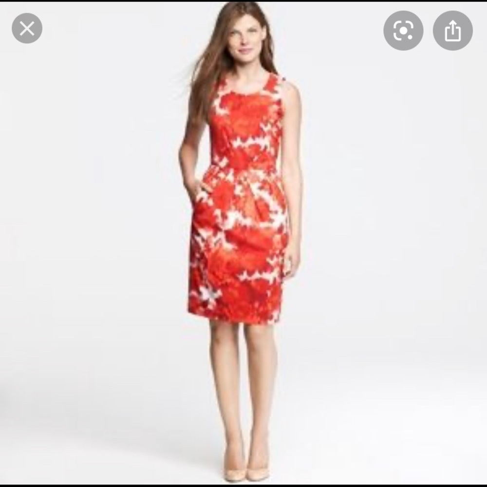 Jcrew winsome dress in blury rose